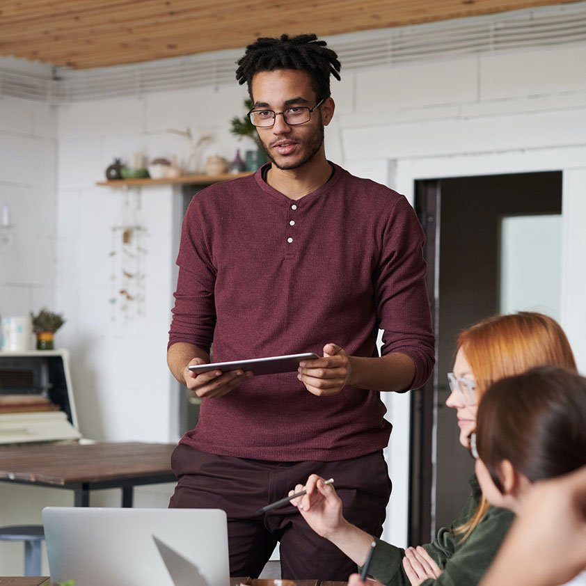 Man Giving Presentation